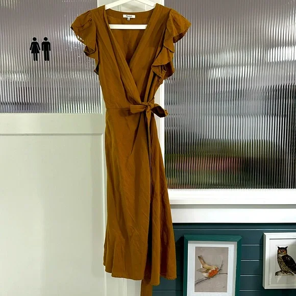 long blue linen dress Vintage Dress - Linen Dress main image 0